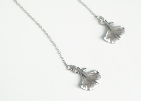 Japan Imported High Quality Silver And 14K Gold Allergy Free Earring Studs Simple Long Earrings