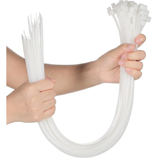 Full Sizes 4~48 Inch Fastening Self-Locking Nylon Cable Zip Ties Heat Resistant Adjustable Plastic Cable Straps