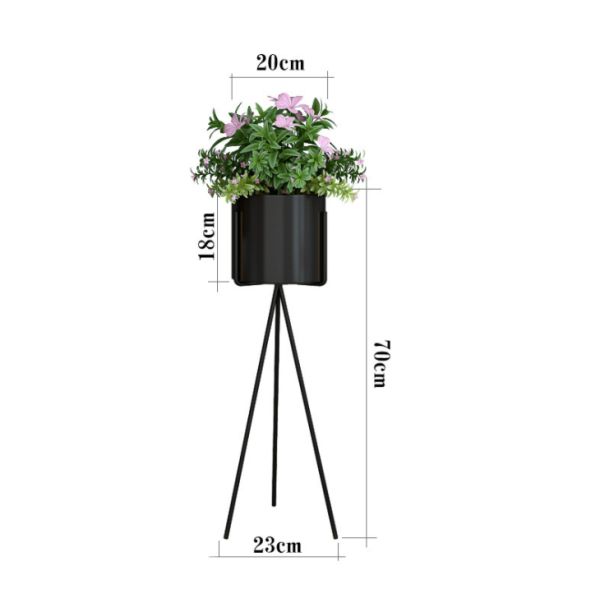 Nordic Round 30cm Diameter Metal Flower Stand
