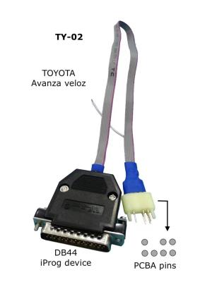 pogo pin spring load cable to DB44 adapter for TOYOTA avanza repair tools PCB