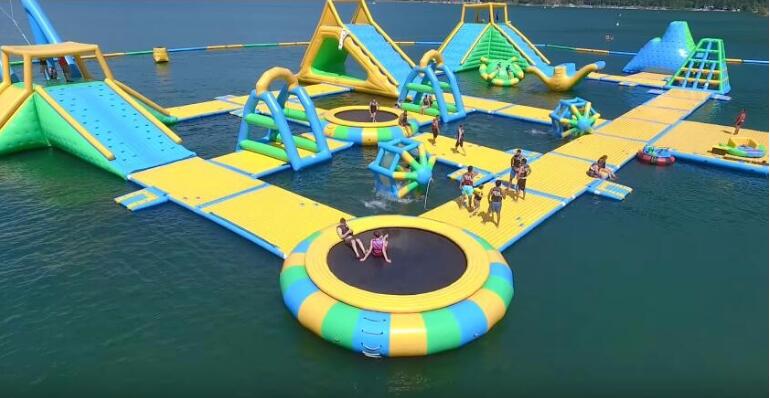 Factory Hot Selling Inflatable Aqua Park outdoor Floating Play Adventure Games floating Inflatable Water Park for Sale
