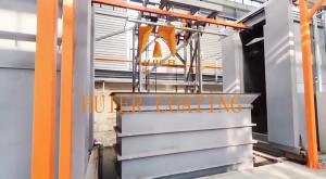 Mesh sedimentation plastic dipping line