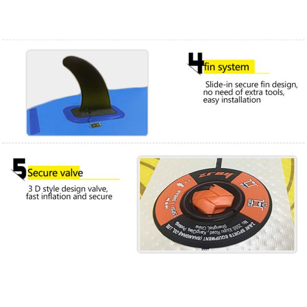 Fashion 110 Kg 15 PSI 297x76x13cm Mens Paddle Board