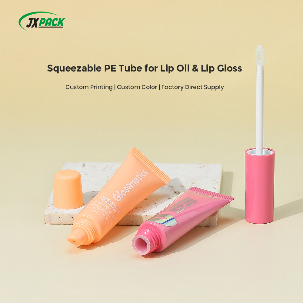 Makeup Tubes Manufacturer | Custom Lip Gloss Tubes with Applicator for Cosmetic Packaging