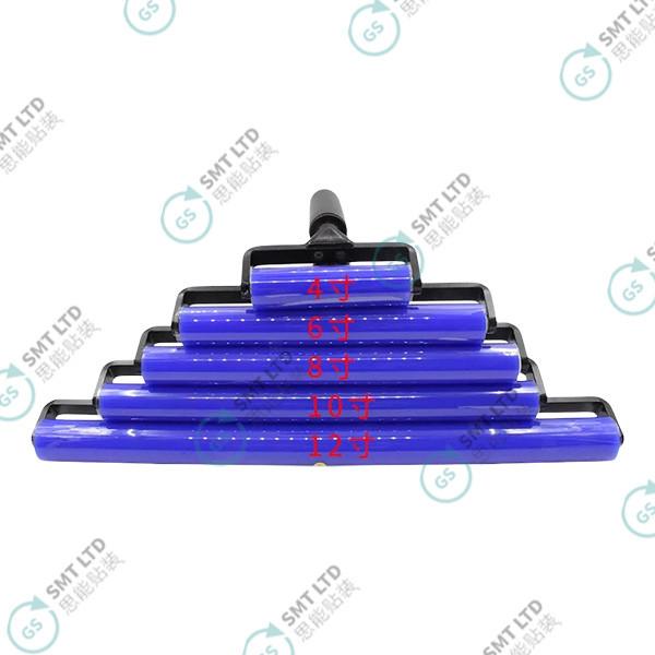 12 Inch Silicone Dust Roller with Anti Static Properties and Black Aluminum Plastic Handle for Clean Room Applications