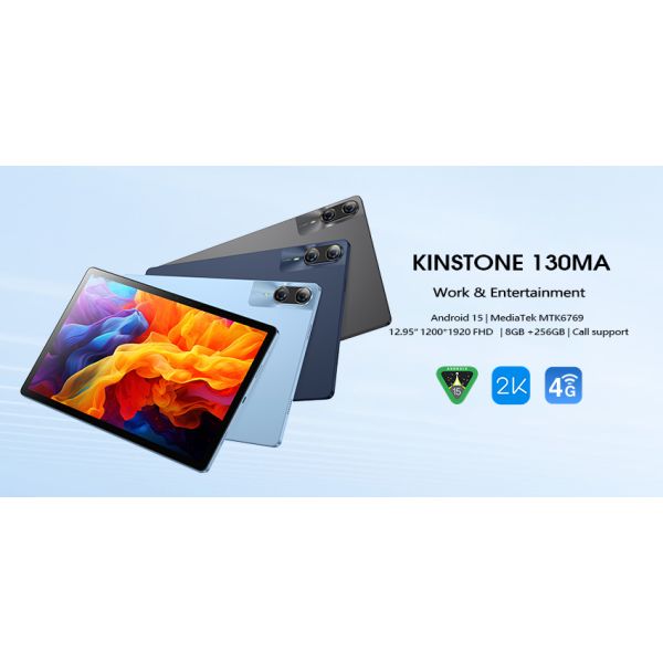 Kinstone 12.95 inch Andriod 16 Tablet PC 10000mAh, 4G Calling Tablet, 6GB+128GB