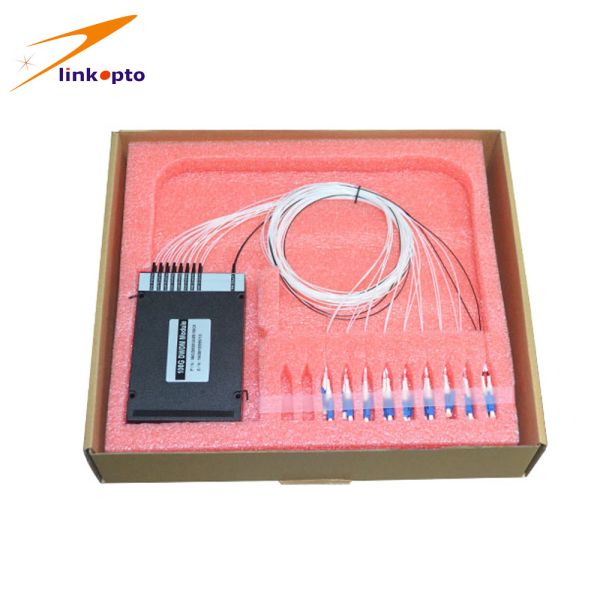 ABS Box Type DWDM Mux Demux 4 Channel Low Insertion Loss With 900um Fiber