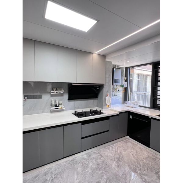Modern Design Custom Melamine Kitchen Pantry Cabinets | Contractor Kitchen Cabinet Solutions