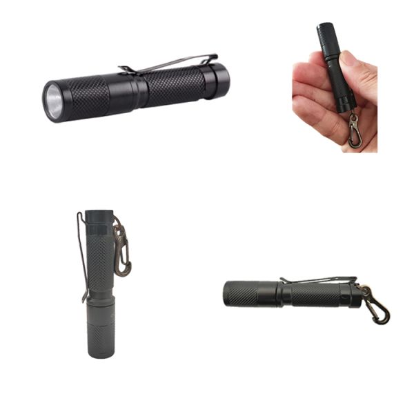 Most Impact Pocket Size EDC Torch Light High Power 250 Lumens With Keychain