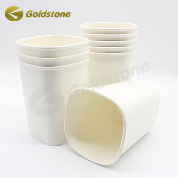 Stackable Rectangular Paper Bucket Chicken Paper Bucket For Snack Packaging 5 Gallons