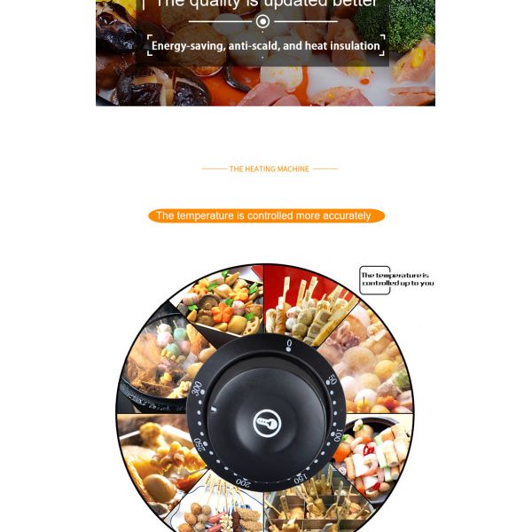 Нержавеющая сталь Внутренний горшок Противообжигающий деревянный корпус снаружи Oden Пищеварка для ресторана