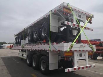 Heavy-Duty Fatbed Semi Trailer For Stable And Efficient Transportation Of Oversized Loads