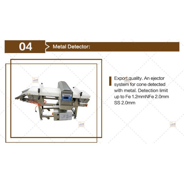 Flexible 35 Baking Plates 5m Long Wafffle Cone Machine