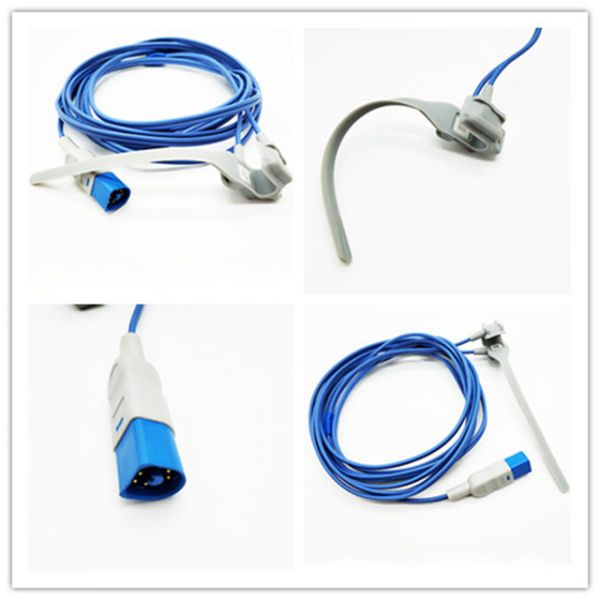 Blue  Spo2 Finger Sensor , HP Neonate Silicone Wrap Fingertip Spo2 Sensor