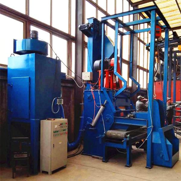 Electric Tumble Shot Blasting Machine , Shot Blast Cleaning Machine For Small Castings