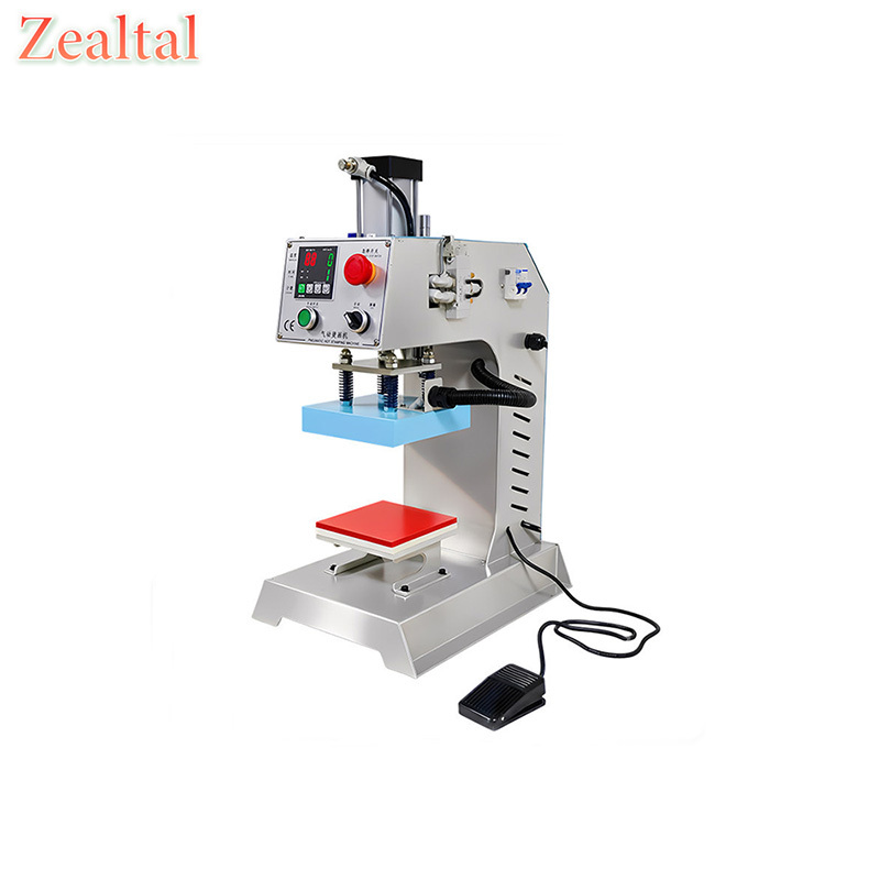 Single Station Pneumatic Heat Press Machine Digital Temperature Control T Shirt Logo Hot Stamping Equipment