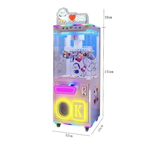 750*850*1850mm Voltagem 110V/220V/230V Parque de diversões Máquina de jogo de presente operada por moedas