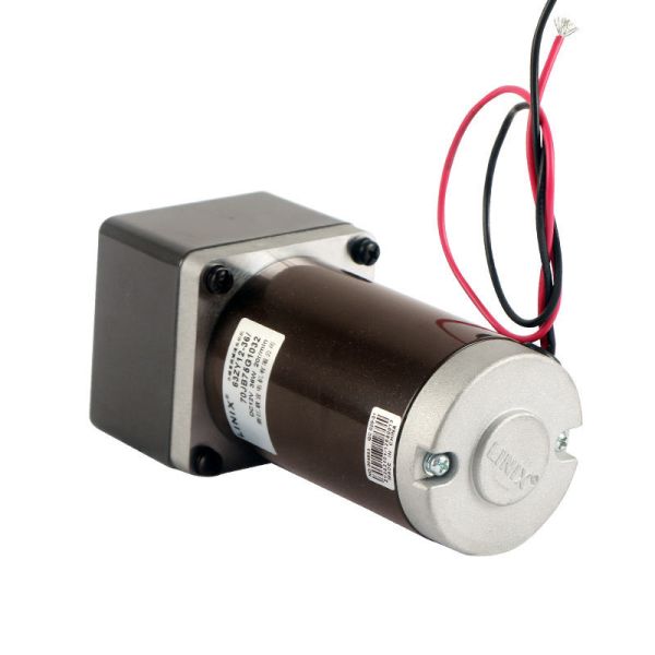 12V Single Phase Totally Enclosed Low Rpm Dc Servo Motor with 65% and Output Power 36W