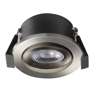 6W 500lumens Tilt LED Downlight Low Profile 38mm Height