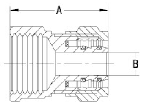 Nickel Plated Brass Fittings  PF5003 Female Straight Union Connector