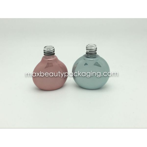 uv metallic color gel polish bottle high quality thick and strong powder coating gel bottle nail polish packaging