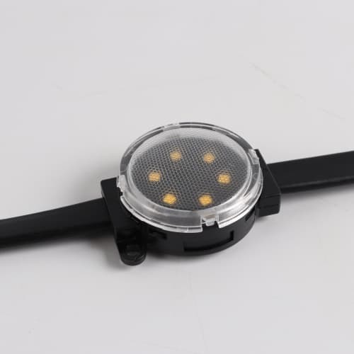 50mm Transparent Permanent High Brightness LED Point Light RGB Changeable IP67 Waterproof Outdoor Decoration