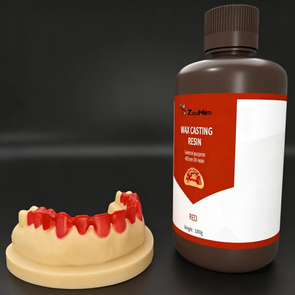 Photosensitive 1kg/Bottle Wax Castable Resin Green For High Precision Printer