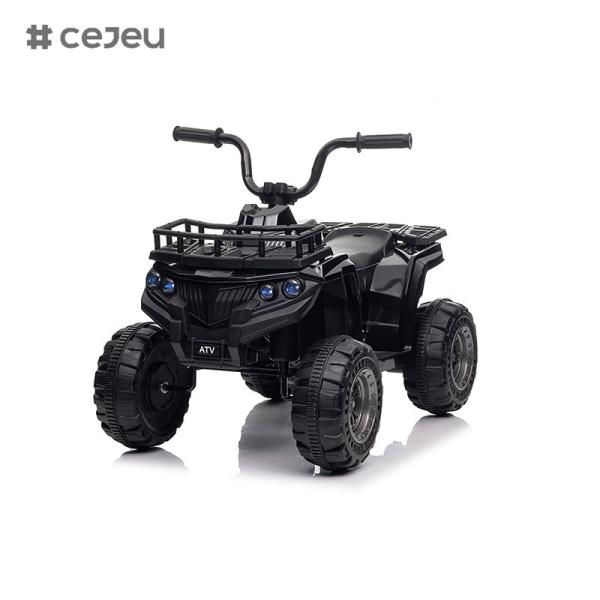 24V Kids Ride on ATV , 2* 390W Motor 4.5AH Battery Powered Electric Car w/Lights, High & Low Speed, Music, Boys Girls