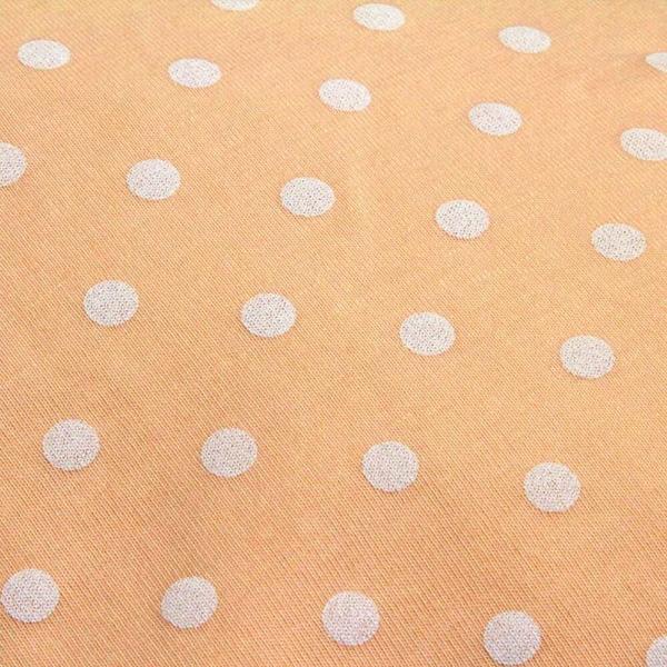Custom 150cm 185gsm Polka Dot Knit Fabric 6% Spandex 47% Cotton 47% Modal