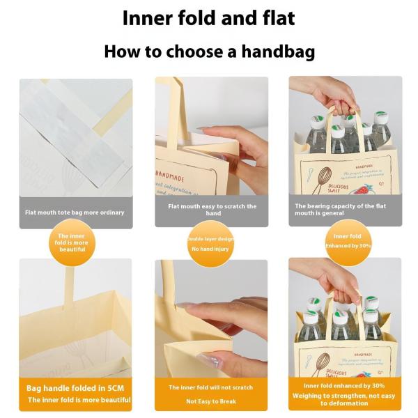 12-15 Days Production Time Kraft Paper Bag with Self Adhesive Seal Art coated paper