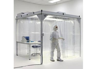 Class 100 Modular Portable Softwall Clean Rooms ISO Anti Static Floor HEPA Filters