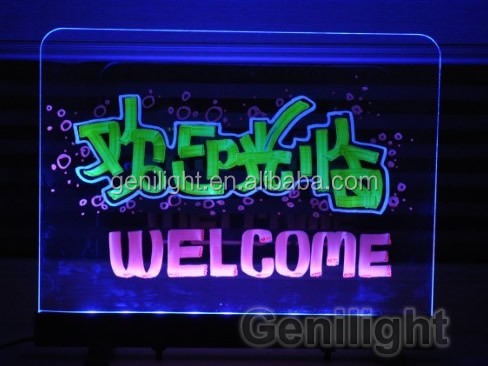 Customizable RGB SMD5050 LED Strip Magnetic Writing Board for Interactive Advertising