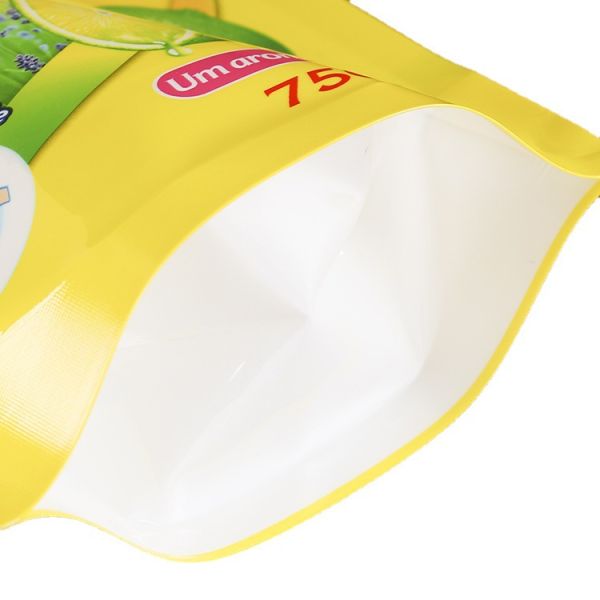 Алюминиевая фольга стоящий вытяжной мешок с соприкосновением вытяжной биоразлагаемый жидкий пакет