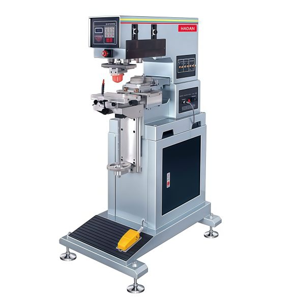 XYZ Axis Monochrome Semi Automatic Pad Printing Machine Adjustable Eco Friendly Oil Cup