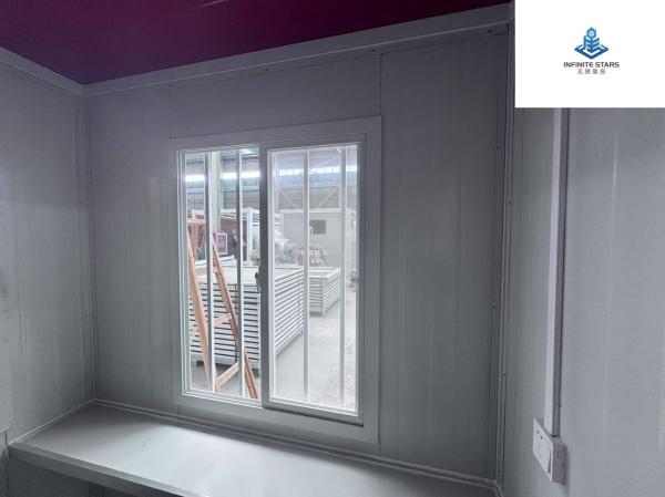 Customizable Mobile Steel Security Booth Durable Aluminum Window Included