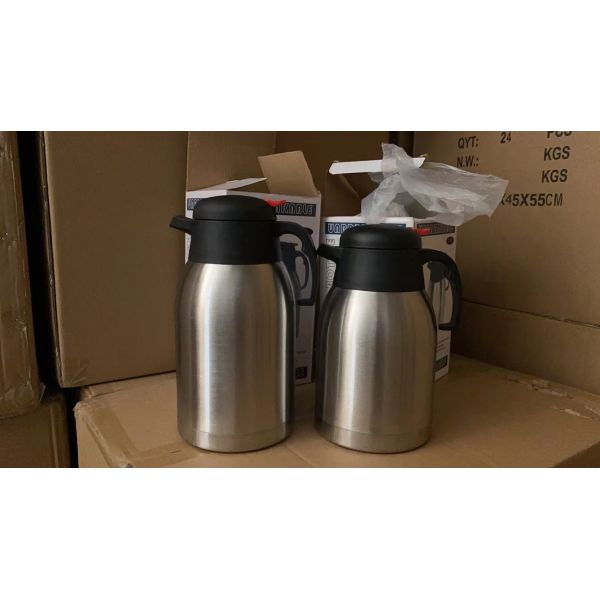 Stainless Vacuum Water Bottle Compact Whistling Tea Coffee Kettle with Classic Design