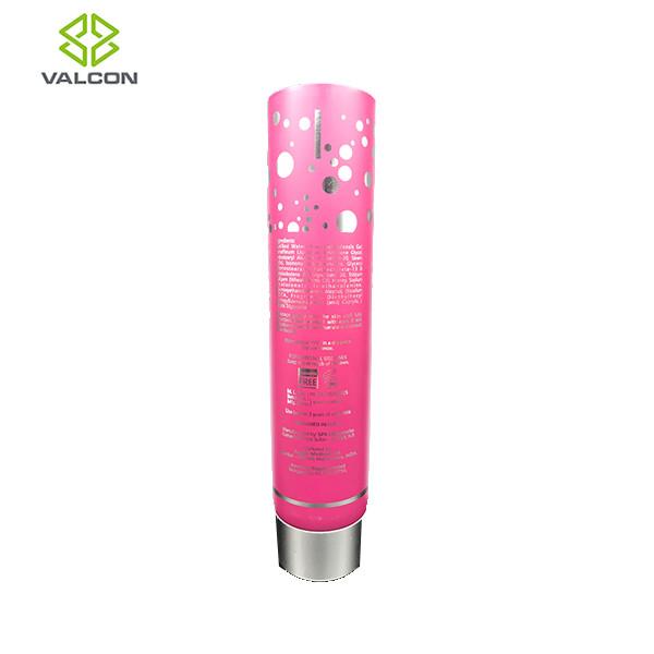 Diameter 40 MM Plastic Lotion Tubes Hot Stamping Silver UV Screw Cap