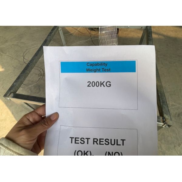 SS316 Essai de corde de 3 mm 200 kg Poids en ferraille type filetage de corde en fil de fer pour une utilisation de sécurité