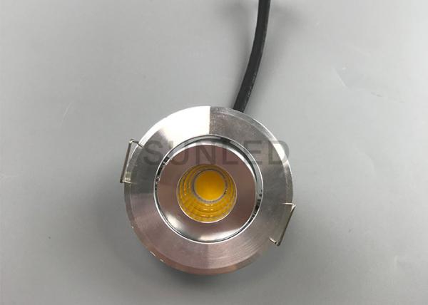 O mini armário inferior brilhante de DC12V 3w conduziu a iluminação da cor branca morna do projetor IP65
