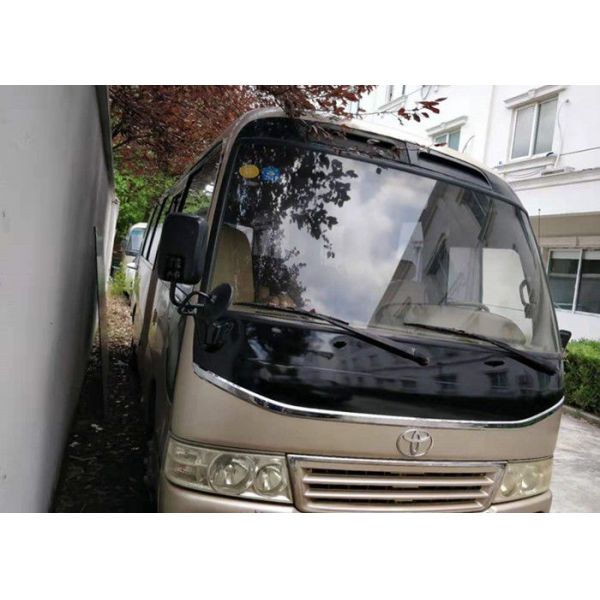 Diesel Fuel Used Toyota Coaster Bus Origin Good Condition With 30 Seats