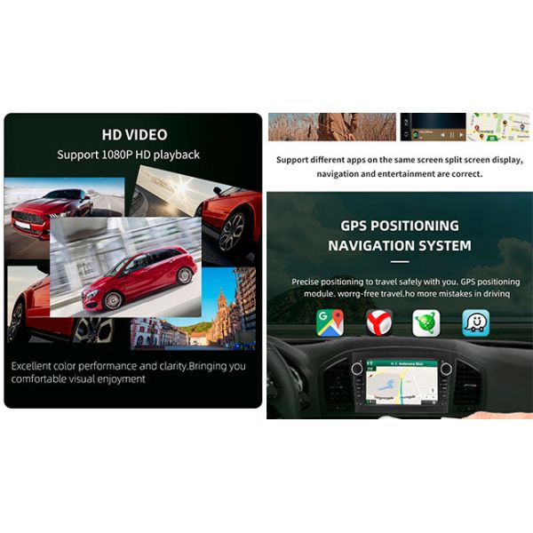 Universal Car Android Stereo 4*50W 7in Double Din Radio For Opel70S