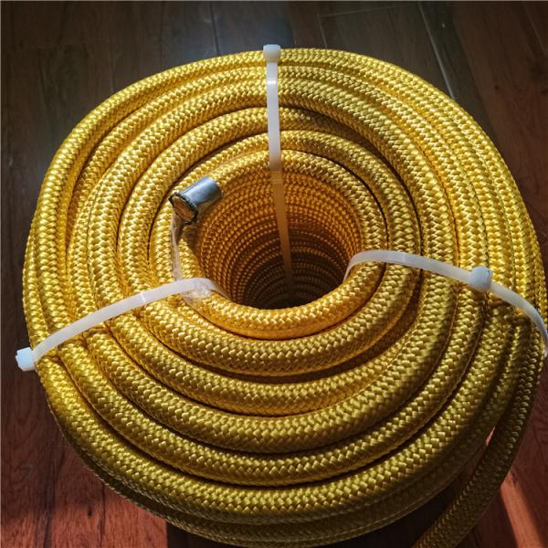 Low Stretch UHMWPE Braided Rope UHMWPE Core Polyester Cover Marine Rope