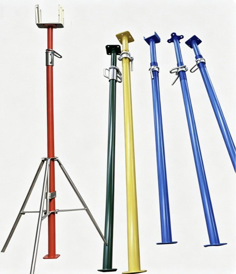 Telescopic Acrow Adjustable Shoring Post Square Clover 4H For Building Formwork