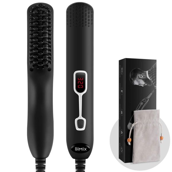 cheveux 19W et barbe redressant la brosse