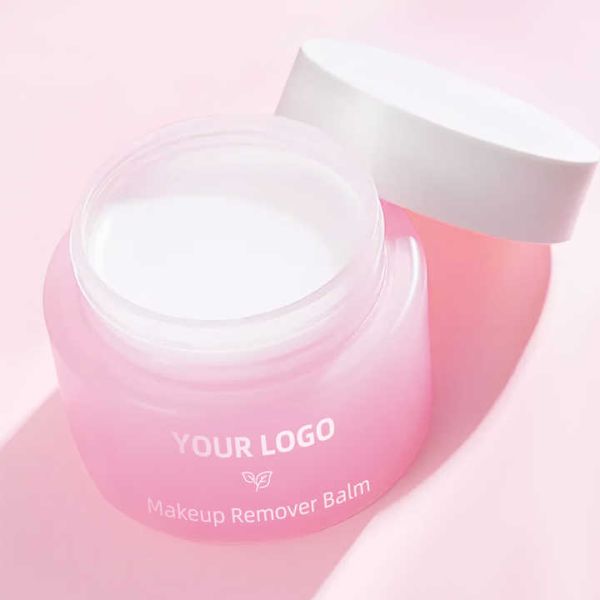 Marca privada crema de maquillaje vegetariana para quitar el maquillaje cuidado de la piel más profunda limpieza maquillaje remover purificante remover bálsamo