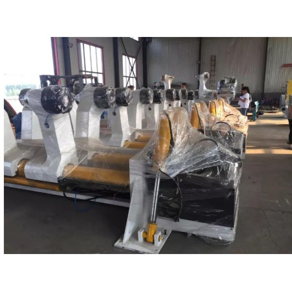 гофрированный каток на стойке мельницы 1400-2500mm электрический Shaftless - машина картона бумаги рифлевания производственной линии доски