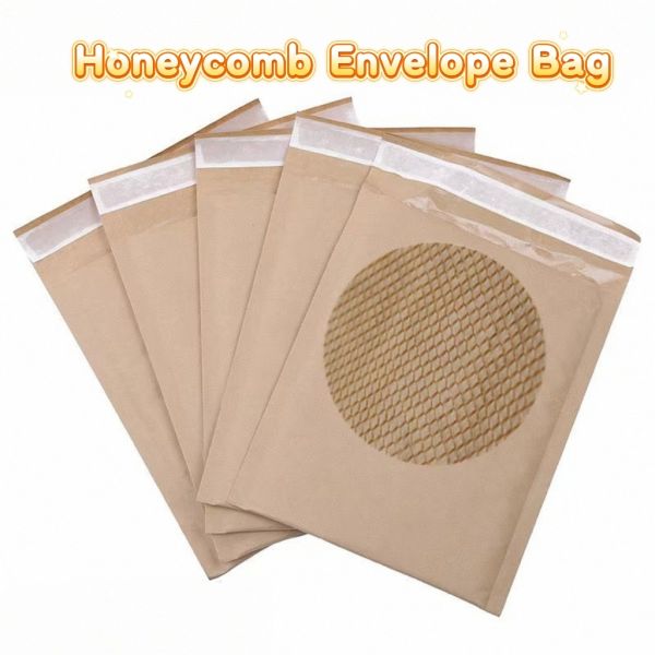 35x 45cm Recycled Kraft Mailers Honeycomb Padded Envelope Honeycomb Mailer