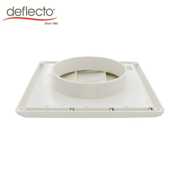 HVAC Plastic Air Vents Hood 6 Inch 150mm Louvered Air Outlet Gravity