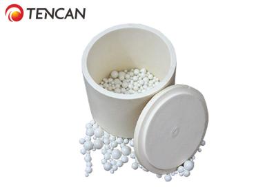 Full Sized Alumina Ceramic Planetary Ball Mill Jar High Temperature / Corrosion Resistance