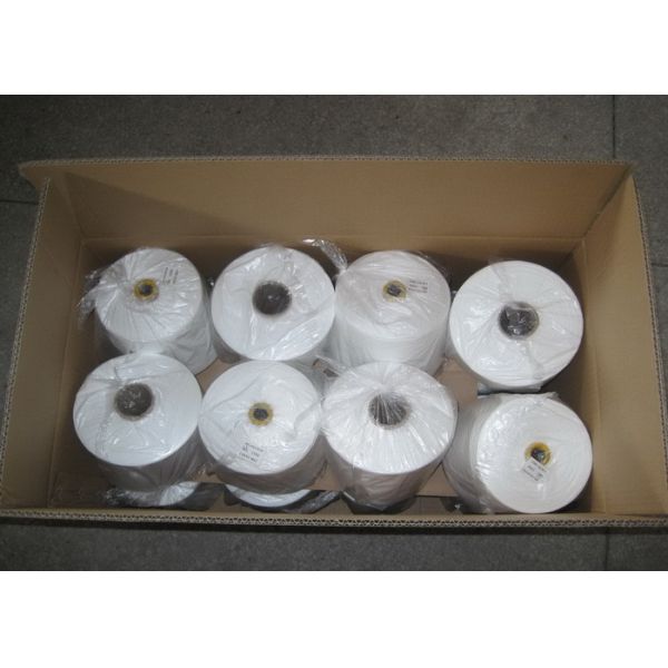 Polyester Spun Yarn , Paper Cone Sewing Thread High Tenacity